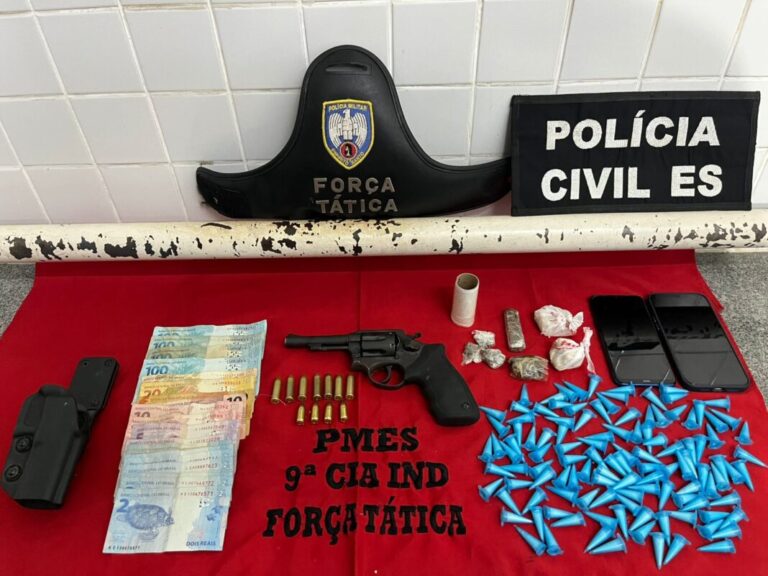 Polícia Civil de Itapemirim prende dois homens e apreende armas e drogas