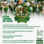 XVII COFABANI promete reunir talento, cultura e emoção na Praça Domingos José Martins