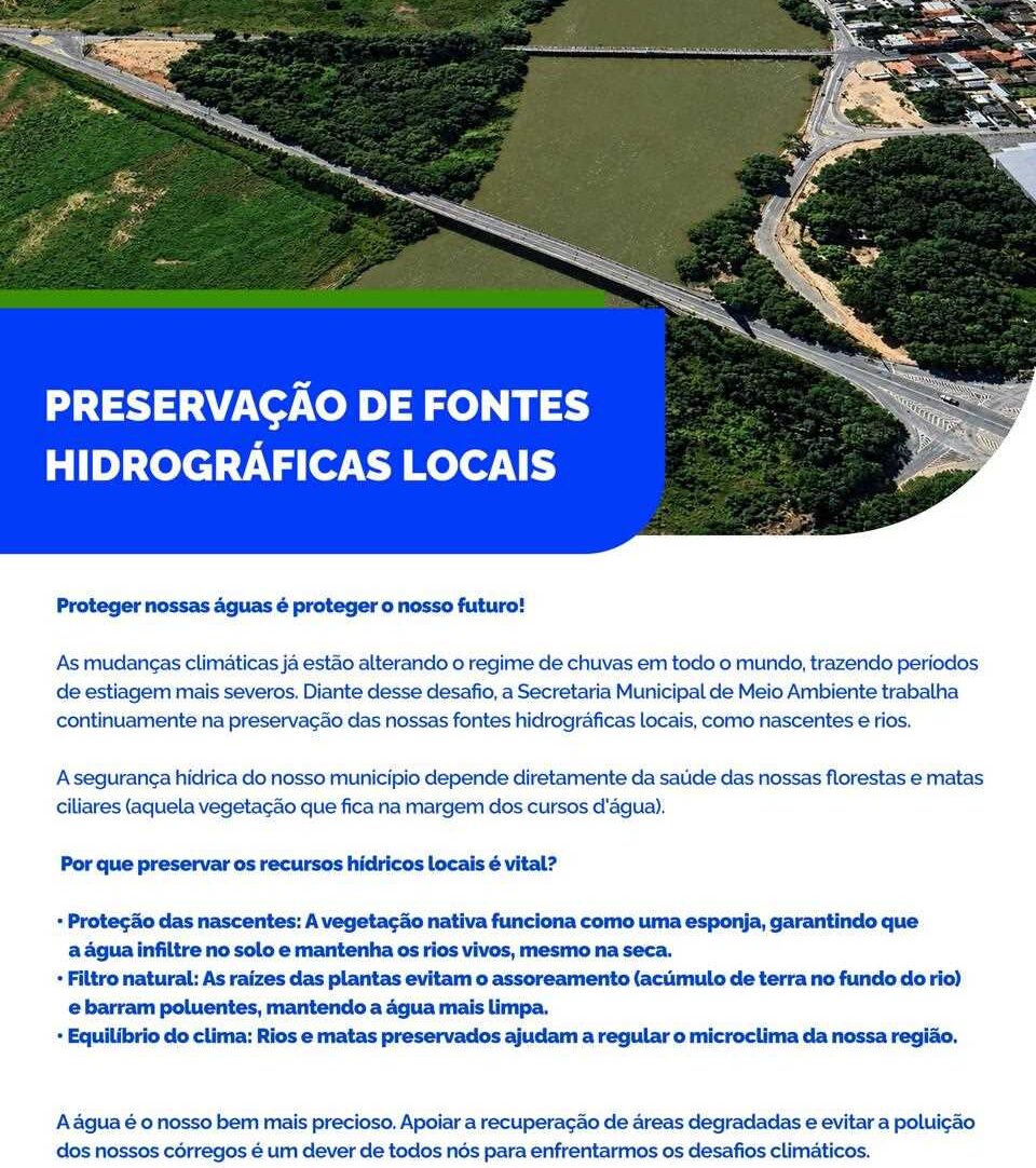 Leia mais sobre o artigo Preservação de fontes hidrográficas é fundamental para garantir o futuro de Itapemirim